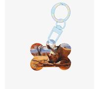 Rhinos Resting Personalized Pet Tags-Quality Acrylic Dog Tags, Custom ID Tags for Pets, Stylish and Durable
