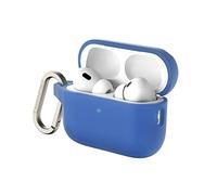 RHINOSHIELD AirPods Case with Carabiner Compatible with Apple [AirPods Pro 2] | Military Grade Drop Protection, Scratch Resistant, Wireless Charging - [Cobalt Blue, Standard Set]