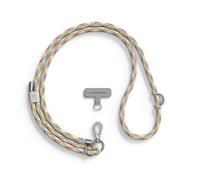RHINOSHIELD Braided Crossbody Phone Lanyard | Easy to Adjust, Additional loop to hang Airpods, Keys, Durable Strap, Multiple Colors, Made of Recycled Materials(Landyard Card Included) - Unity