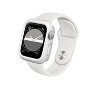 RHINOSHIELD Bumper Case Compatible with Apple Watch SE 3 / SE 2 / SE/Series 6/5 / 4 [40mm] | Slim Protective Cover - Lightweight and Shock Absorben - Classic White
