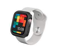 RHINOSHIELD Bumper Case Compatible with Apple Watch SE 3 / SE 2 / SE/Series 6/5 / 4 [44mm] | Slim Protective Cover - Lightweight and Shock Absorbent - Classic Black