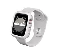 RHINOSHIELD Bumper Case Compatible with Apple Watch SE & Series 6/5 / 4 [44mm] | Slim Protective Cover - Lightweight, Shock Absorbent, Non-Slip - Classic White