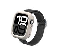 RHINOSHIELD Bumper Case Compatible with Apple Watch Series 10-46mm | Slim Protective Cover - Lightweight, Shock Absorbent, Non-Slip - Shell Beige