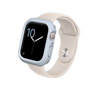 RHINOSHIELD Bumper Case Compatible with Apple Watch 9/8 / 7 - [45mm] | Slim Protective Cover - Lightweight and Shock Absorbent - Ash Grey