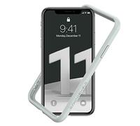 RHINOSHIELD Bumper Case compatible with [iPhone 11 / XR] | CrashGuard NX - Shock Absorbent Slim Design Protective Cover 3.5M / 11ft Drop Protection - Platinum Gray