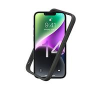 RHINOSHIELD Bumper Case Compatible with [iPhone 14] | CrashGuard NX - Shock Absorbent Slim Design Protective Cover 3.5M / 11ft Drop Protection - Graphite