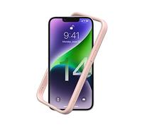 RHINOSHIELD Bumper Case Compatible with [iPhone 14] | CrashGuard NX - Shock Absorbent Slim Design Protective Cover 3.5M / 11ft Drop Protection - Blush Pink