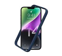 RHINOSHIELD Bumper Case Compatible with [iPhone 14 Plus] | CrashGuard NX - Shock Absorbent Slim Design Protective Cover 3.5M / 11ft Drop Protection - Navy Blue