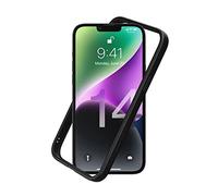 RHINOSHIELD Bumper Case Compatible with [iPhone 14 Plus] | CrashGuard NX - Shock Absorbent Slim Design Protective Cover 3.5M / 11ft Drop Protection - Black