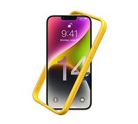 RHINOSHIELD Bumper Case Compatible with [iPhone 14 Plus] | CrashGuard NX - Shock Absorbent Slim Design Protective Cover 3.5M / 11ft Drop Protection - Yellow