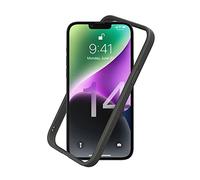 RHINOSHIELD Bumper Case Compatible with [iPhone 14 Plus] | CrashGuard NX - Shock Absorbent Slim Design Protective Cover 3.5M / 11ft Drop Protection - Graphite