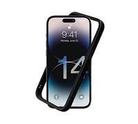 RHINOSHIELD Bumper Case Compatible with [iPhone 14 Pro] | CrashGuard NX - Shock Absorbent Slim Design Protective Cover 3.5M / 11ft Drop Protection - Black