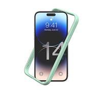 RHINOSHIELD Bumper Case Compatible with [iPhone 14 Pro Max] | CrashGuard NX - Shock Absorbent Slim Design Protective Cover 3.5M / 11ft Drop Protection - Mint Green