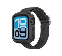 RHINOSHIELD Bumper Case Compatible with Apple Watch SE & Series 6/5 / 4 [40mm] | Slim Protective Cover - Lightweight, Shock Absorbent, Non-Slip - Classic Black