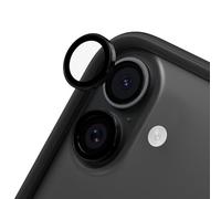 RHINOSHIELD Camera Lens Protectors Compatible with iPhone 17/16 Plus / 16 | 9H Tempered Glass Protector - Impact and Scratch Resistance, High Transparency, Explosion-Proof Protection - Black