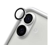 RHINOSHIELD Camera Lens Protectors Compatible with iPhone 17/16 Plus / 16 | 9H Tempered Glass Protector - Impact and Scratch Resistance, High Transparency, Explosion-Proof Protection - Silver