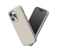 RHINOSHIELD Case Compatible with [iPhone 14 Pro] | SolidSuit - Shock Absorbent Slim Design Protective Cover with Premium Matte Finish 3.5M / 11ft Drop Protection - Shell Beige