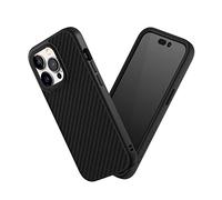 RHINOSHIELD Case Compatible with [iPhone 14 Pro] | SolidSuit - Shock Absorbent Slim Design Protective Cover with Premium Matte Finish 3.5M / 11ft Drop Protection - Carbon Fiber