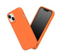 RHINOSHIELD Case Compatible with [iPhone 14] | SolidSuit - Shock Absorbent Slim Design Protective Cover with Premium Matte Finish 3.5M / 11ft Drop Protection - Neon Orange
