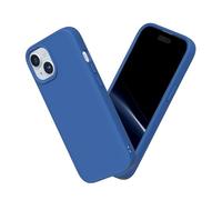 RHINOSHIELD Case Compatible with [iPhone 15 Plus] | SolidSuit - Shock Absorbent Slim Design Protective Cover with Premium Matte Finish 3.5M / 11ft Drop Protection - Cobalt Blue
