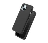 RHINOSHIELD Case Compatible with iPhone 15 Plus | SolidX - Reinforced Shock-Absorbing Slim Design Protective Cover with 3.5M / 11ft Drop Protection - Classic Black