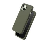 RHINOSHIELD Case Compatible with iPhone 15 | SolidX - Reinforced Shock-Absorbing Slim Design Protective Cover with 3.5M / 11ft Drop Protection - Seaweed Green