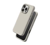 RHINOSHIELD Case Compatible with iPhone 16 Pro | SolidX - Reinforced Shock-Absorbing Slim Design Protective Cover with 3.5M / 11ft Drop Protection - Shell Beige