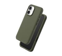 RHINOSHIELD Case Compatible with iPhone 16 | SolidX - Reinforced Shock-Absorbing Slim Design Protective Cover with 3.5M / 11ft Drop Protection - Seaweed Green