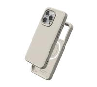 RHINOSHIELD Case Compatible with Magsafe for iPhone 15 Pro | SolidX - Reinforced Shock-Absorbing Slim Design Protective Cover with 3.5M / 11ft Drop Protection - Shell Beige