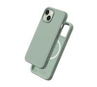 RHINOSHIELD Case Compatible with Magsafe for iPhone 15 | SolidX - Reinforced Shock-Absorbing Slim Design Protective Cover with 3.5M / 11ft Drop Protection - Sage Green
