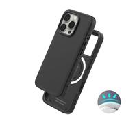 RHINOSHIELD Apple Phone Case Compatible with Magsafe for iPhone 16 Pro Max | SolidX - Reinforced Shock-Absorbing Slim Design Protective Cover with 3.5M / 11ft Drop Protection - Classic Black