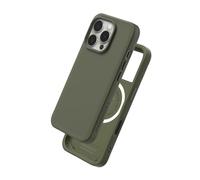 RHINOSHIELD Case Compatible with Magsafe for iPhone 16 Pro | SolidX - Reinforced Shock-Absorbing Slim Design Protective Cover with 3.5M / 11ft Drop Protection - Seaweed Green