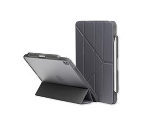 RHINOSHIELD Case for iPad Compatible with iPad Air (M4/M3/M2) - 11 inch, iPad Air 5/4-10.9 inch | Multi-Angle Stand, Detachable Magnetic Folio, Apple Pencil Holder, Drop Resistant - Ultimate Gray