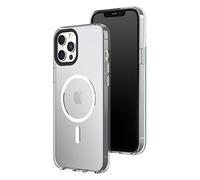 RHINOSHIELD Clear Case Compatible with Magsafe for [iPhone 12 Pro Max] | Superior magnetic, Advanced Yellowing Resistance, Crystal Clear, Protective and Customizable Clear Phone Case -Black Camera Rim