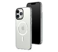 RHINOSHIELD Clear Case Compatible with Magsafe for [iPhone 13 Pro Max] | Superior magnetic, Advanced Yellowing Resistance, Crystal Clear, Protective and Customizable Clear Phone Case -Black Camera Rim