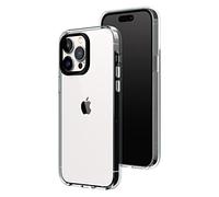 RHINOSHIELD Crystal Clear Case Compatible with [iPhone 13 Pro Max] | Advanced Yellowing Resistance, High Transparency, Protective and Customizable Clear Phone Case - Black Camera Ring