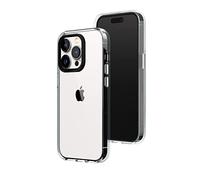 RHINOSHIELD Crystal Clear Case Compatible with [iPhone 14 Pro] | Advanced Yellowing Resistance, High Transparency, Protective and Customizable Clear Phone Case - Black Camera Ring