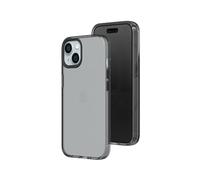 RHINOSHIELD JellyTint Transparent Protective Case Compatible with [iPhone 15] | Exceeds Military Drop Standards, Scratch Resistant, Shockproof, Trendy Colors - Ash Black