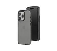 RHINOSHIELD JellyTint Transparent Protective Case Compatible with [iPhone 15 Pro] | Exceeds Military Drop Standards, Scratch Resistant, Shockproof, Trendy Colors - Ash Black