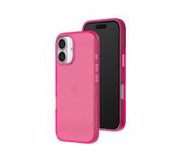 RHINOSHIELD JellyTint Transparent Protective Case Compatible with [iPhone 16 Plus] | Exceeds Military Drop Standards, Scratch Resistant, Shockproof, Camera Control Cutout Design - Fancy Pink