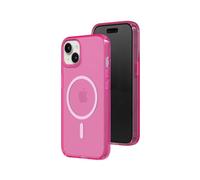 RHINOSHIELD JellyTint Transparent Protective Case Compatible with MagSafe for [iPhone 13/14] | Superior Magnetic Force, Exceeds Military Drop Standards, Scratch Resistant, Shockproof - Fancy Pink