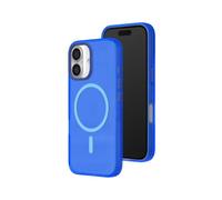 RHINOSHIELD JellyTint Transparent Protective Case Compatible with MagSafe for [iPhone 16 Plus] | Superior Magnetic Force, Scratch Resistant, Shockproof, Camera Control Cutout Design - Cyber Blue