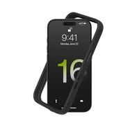 RHINOSHIELD Bumper Case Compatible with [iPhone 16 Pro Max] | CrashGuard - Shock Absorbent Slim Design Protective Cover 3.5M / 11ft Drop Protection - Black