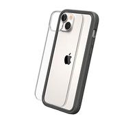 RHINOSHIELD Modular Case Compatible with [iPhone 14 Plus] | Mod NX - Customizable Shock Absorbent Heavy Duty Protective Cover 3.5M / 11ft Drop Protection - Graphite