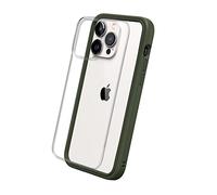 RHINOSHIELD Modular Case Compatible with [iPhone 14 Pro Max] | Mod NX - Customizable Shock Absorbent Heavy Duty Protective Cover 3.5M / 11ft Drop Protection - Camo Green