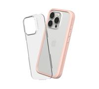 RHINOSHIELD Modular Case Compatible with [iPhone 16 Pro] | Mod NX - Customizable Shock Absorbent Heavy Duty Protective Cover 3.5M / 11ft Drop Protection - Blush Pink