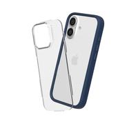 RHINOSHIELD Modular Case Compatible with [iPhone 16 Pro] | Mod NX - Customizable Shock Absorbent Heavy Duty Protective Cover 3.5M / 11ft Drop Protection - Navy Blue