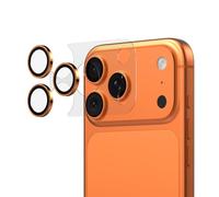 RHINOSHIELD Orange Camera Lens Protectors + Lens Base Protector Compatible with iPhone 17 Pro Max | All Round Protection, Scratch Resistant, Alignment Tool Included