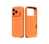 RHINOSHIELD Phone Case Compatible with iPhone 17 Pro | SolidX - Reinforced Shock-Absorbing Protection, Minimal and Slim Design with Military Grade Drop Protection - Neon Orange