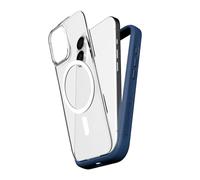 RHINOSHIELD Phone Case Compatible with MagSafe for iPhone 17 | Mod NX - Modular Protective Bumper Case with Backplate, Superior Magnetic, Military Grade Drop Protection - Navy Blue